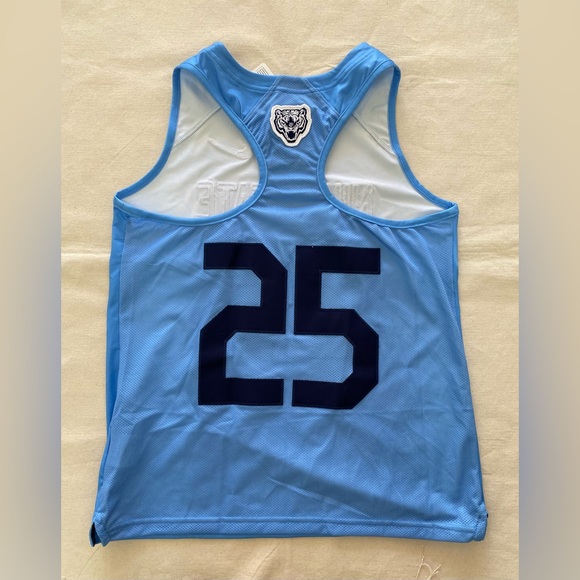 NWT University Sample Nike State Light Blue Dri-FIT Tank Short Set Basketball M - Picture 2 of 13